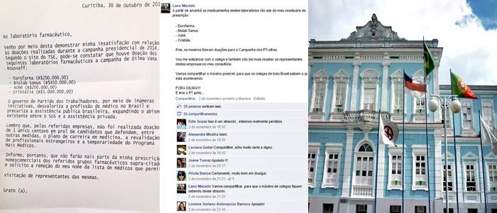 Laboratórios que apoiaram Dilma médicos contra eleitores manaus