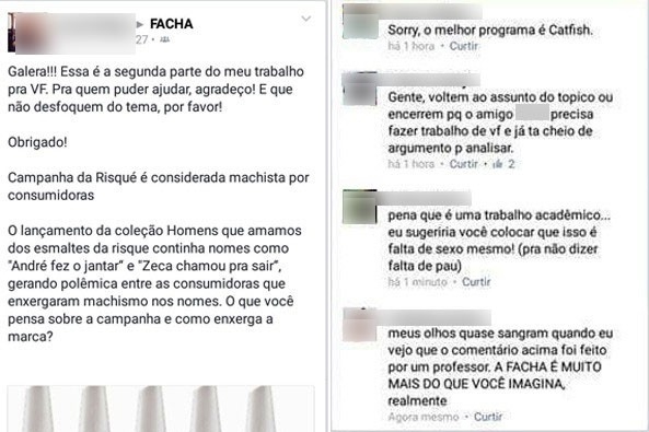 professor falta pau machismo