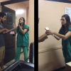 Vídeo: Pai é impedido de assistir nascimento da filha e chama a polícia pai-filho