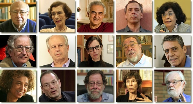 Intelectuais escritores manifesto pró-Haddad chico buarque noam chomsky
