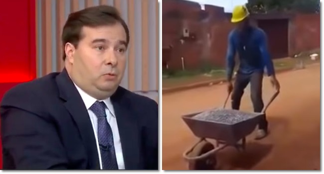 desafio pedreiro presidente da Câmara Rodrigo Maia Previdência Aposentadoria