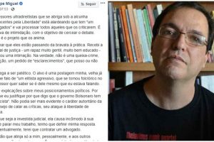 Perseguido por radicais de direita, professor da UnB publica desabafo professor-luis-felipe-miguel
