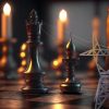 O apagão e o jogo insano de uma dezena de acionistas Tabuleiro com torre de energia
